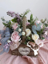 Hangzhou flowers with the city express visit portable flower basket upper city Lower city West Lake Jianggan Binjiang Xiaoshan Yuhang District