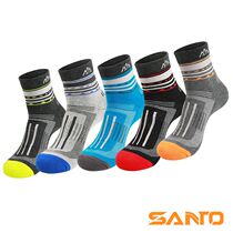 (5 pairs) SANTO mountain extension outdoor hiking socks quick-drying summer sports socks men running sweat hiking socks children