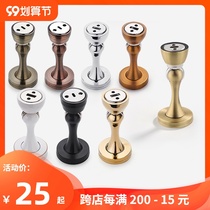 Modern door suction toilet indoor bedroom toilet windproof Black gray door touching Wall dual-purpose magnetic wooden door suction door device