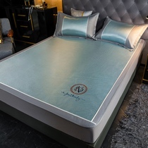 Ice vines cool mat foldable soft mat three sets of bed hats