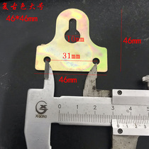 Invisible dark buckle hanging piece gourd hole dark hanging iron piece frame wall back plate eye hole card round hole photo holder