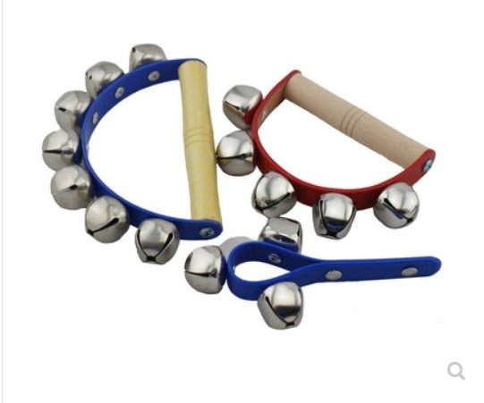 Seven-ring skin hand bell Orff music percussion instrument dance horse hoof bell hand bell kindergarten early education teaching aids
Seven-ring skin hand bell Orff music percussion instrument dance horse hoof bell hand bell kindergarten early education teaching aids
