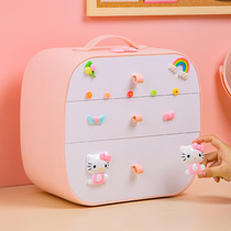 Children hair accessories storage box large capacity Hairband hairhairclip jewelry box baby headstring rubber band headgear box