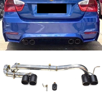 Suitable for BMW old 3 series 320i325E90E92E93 exhaust pipe modification M3M4 four carbon fiber tail throat