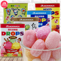 Taiwan Morinaga Dorf Fruit candy 180g fruit flavor hard candy canned iron box Childrens casual snacks
