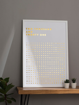 Not enough store 2021 calendar Time lapse calendar INS wind creative wall calendar Simple Nordic style decorative painting