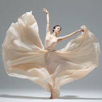 Dance teacher class clothes classical female elegant 720 degrees big swing skirt photo skirt modern practice gauze dance