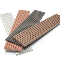 Balcony floor self-paved plastic wood outdoor terrace anticorrosive wood plastic outdoor fence grille co-extrusion wall panel