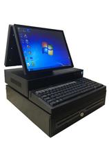 Double screen new black split cash register split machine supermarket convenience store