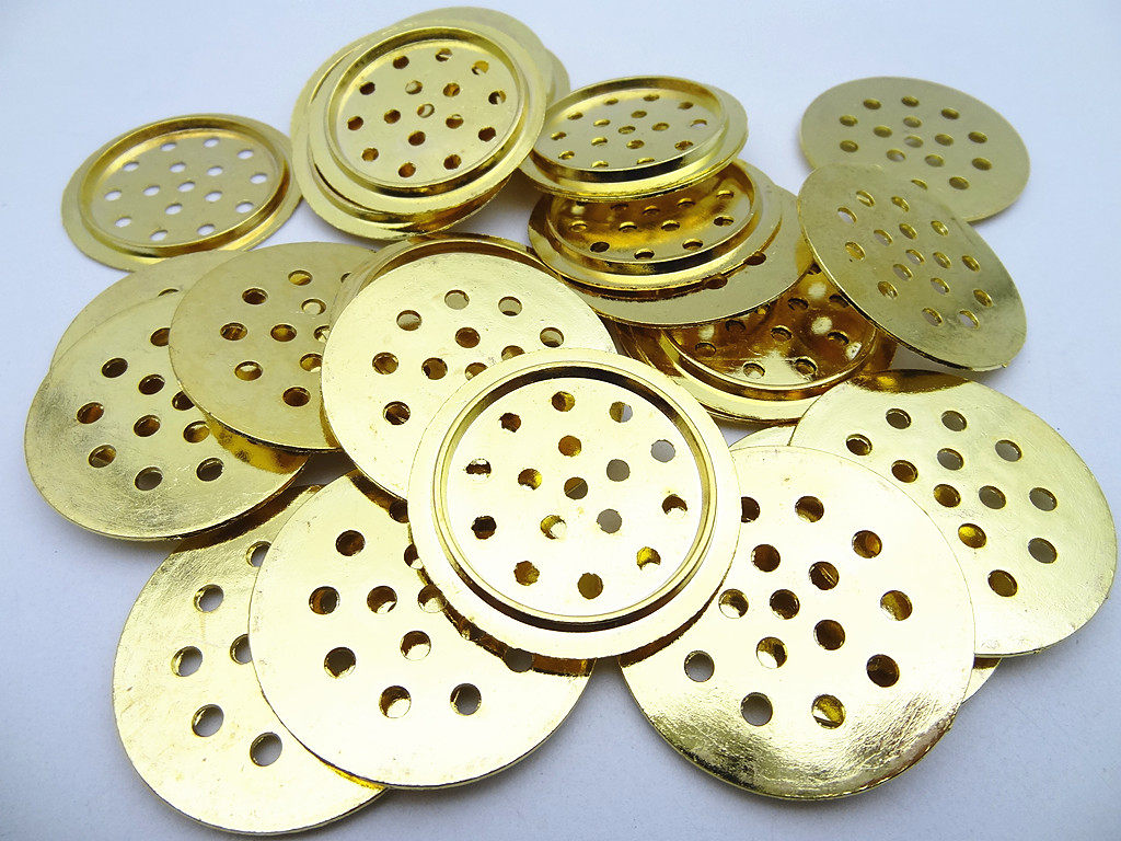 茶盘漏水漏片镀铜片根雕茶几茶桌配件排水管漏水镀铜配件配套