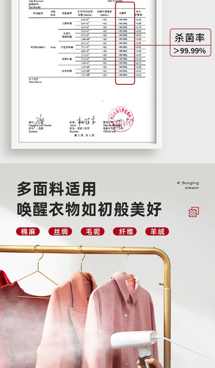Пароочиститель 华光手持挂烫机蒸汽熨斗家用小型便携式熨烫机拆卸收纳干湿双烫 H G Пароочиститель 华光手持挂烫机蒸汽熨斗家用小型便携式熨烫机拆卸收纳干湿双烫 H G