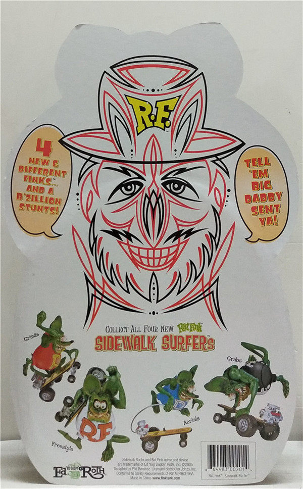 疯狂老鼠 芬克传奇 食油鼠 ratfink 滑板 套装 人偶手办公仔模型