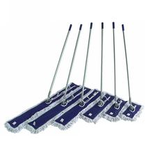 High-quality super treasure standard factory lobby hotel dust push flat large mop super absorbent cotton yarn dust removal mop