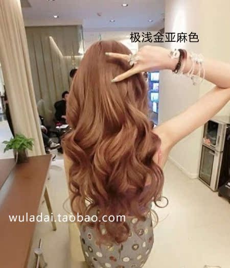 美发店专用 新海岸染发剂/染发膏 极浅金亚麻色 日系送双氧奶