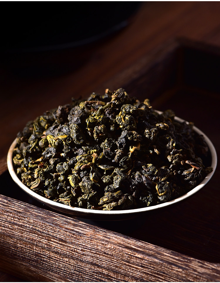 天福茗茶 台湾乌龙茶 原装台茶 焙火香高山茶茶叶 450g罐装