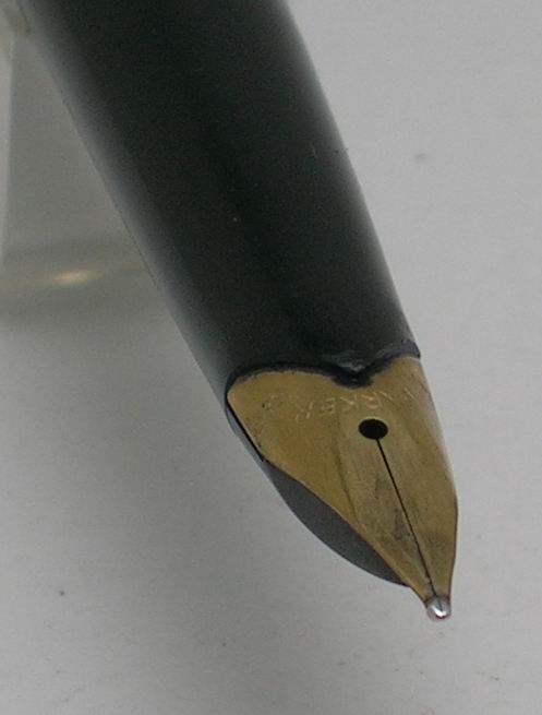 英国古董钢笔 派克 parker 65 金尖 钢帽 黑色 原盒 #6269