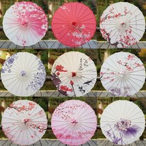 Ancient costume oil paper umbrella ancient style female Hanfu Dance Umbrella Annual Meeting performance cheongsam umbrella show classical decoration silk umbrella