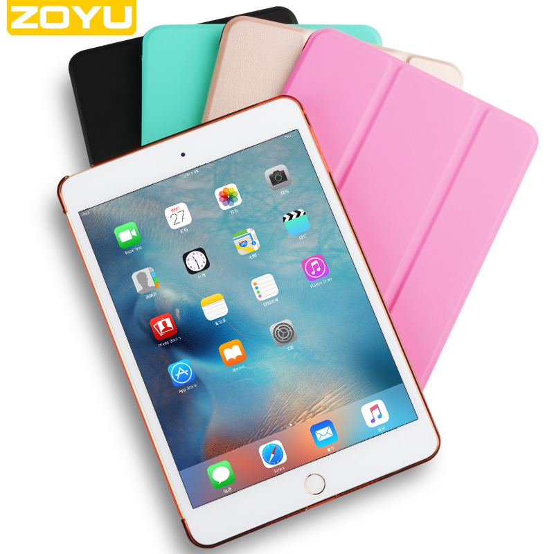 zoyu苹果iPad mini4保护套超薄休眠全包边皮套平板迷你4外壳韩潮产品展示图2