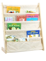 Childrens Bookshelves Plotbook Shelf Simple Home Landing Baby Toy Containing Rack Kindergarten Book Rack Solid Wood Cartoon