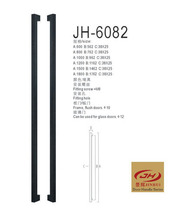 Stainless steel door handle Glass door handle Wooden door Hotel door handle Sliding door handle Black