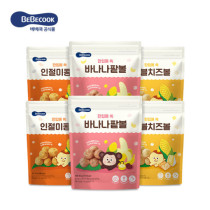 Korean baby food supplement snacks BEBE baby corn ball cookies