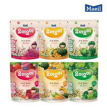 Korean baby food supplement snacks Daily acridine puffs fruits and vegetables rice strips rice rings are optional