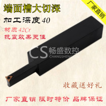 End face slot cutter bar Long arc cut deep slot cutter 2020 2525 with TCMT09 blade