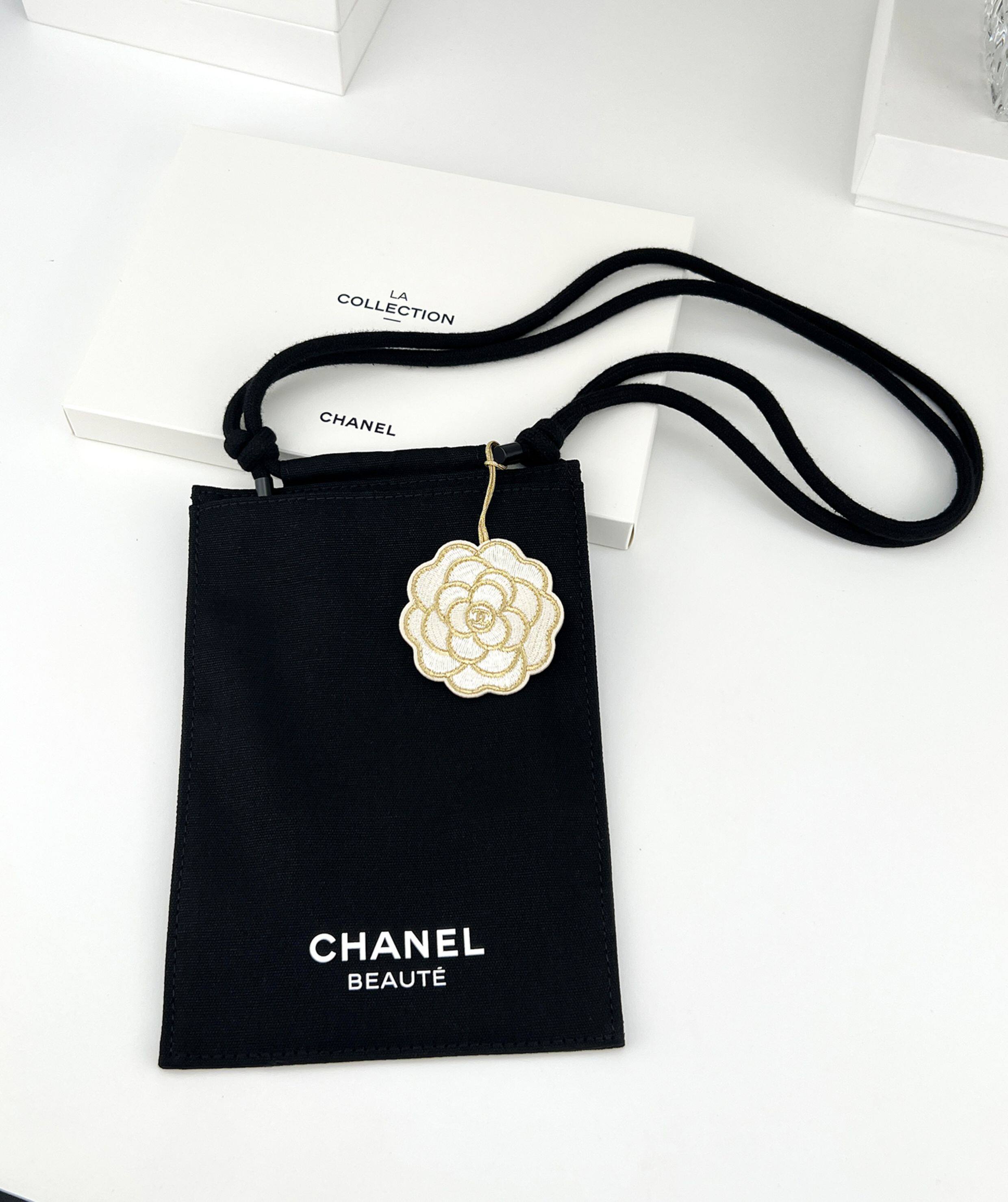 Chanel, черная сумка для паспорта, сумка через плечо, косметичка, в наличии на складе Chanel 