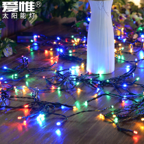 Solar led decoration Festival light string outdoor waterproof starry colorful night light courtyard balcony Star Light