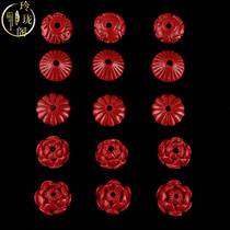 Cinnabasa Lotus rose beads truth through beads carved partitions Bodhi star Moon Buddha beads handstring DIY accessories