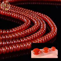 Natural red agate spacer gasket abacus beads Diamond Star Moon Bodhi hand string DIY bracelet accessories