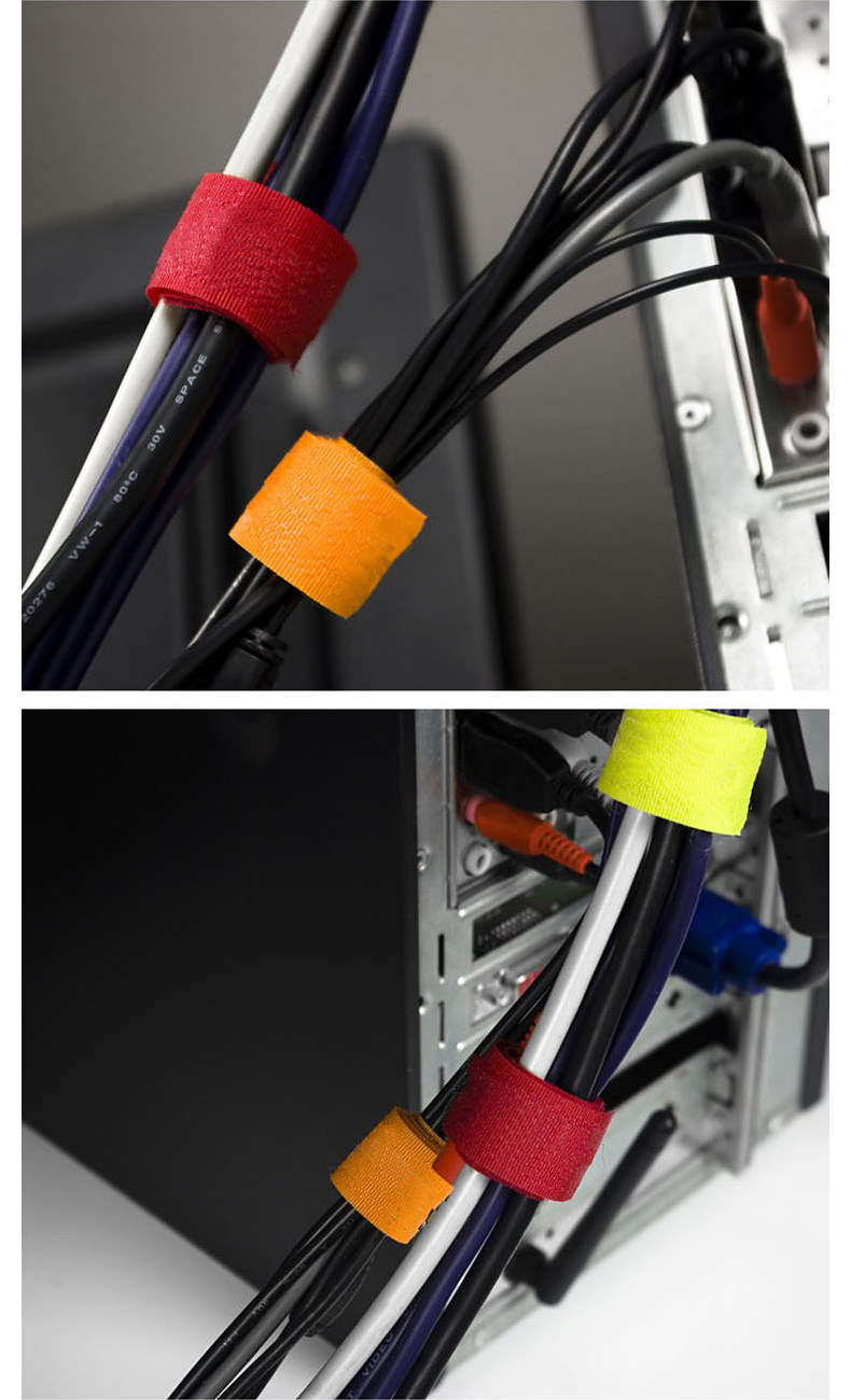 理线带扎线带电脑绑线魔术贴捆线收纳数据线电源线办公家用手机耳机线