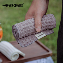 MHW-3BOMBER Bomber Towel Barista Towel Bar rag Absorbent non-hair loss with hanging ring