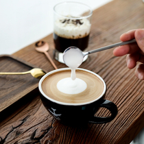 Coffee spoon Nordic simple solid color frosted handle Coffee stirrer spoon Boutique stainless steel spoon Coffee spoon