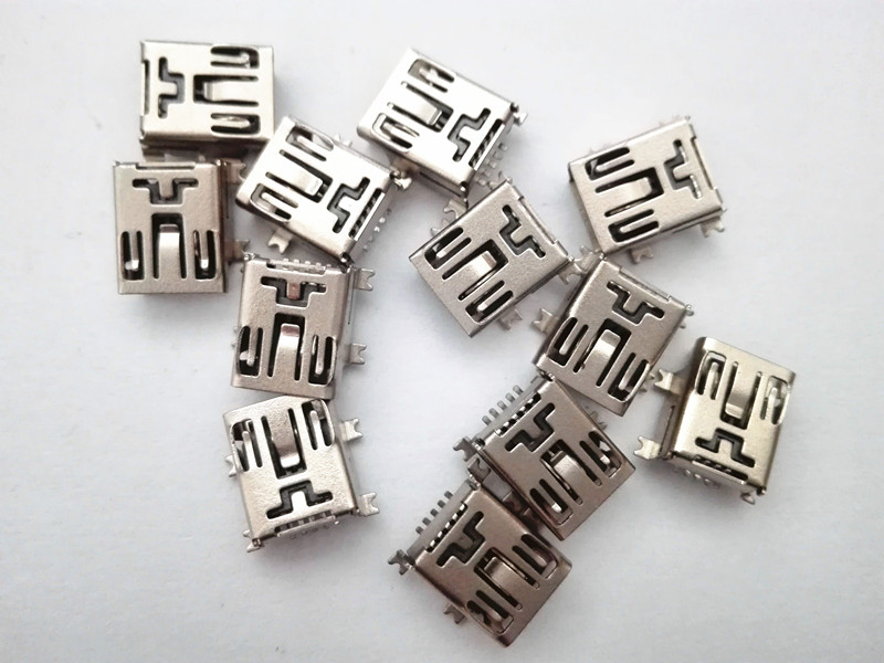 看戏机视频机主板维修配件5p梯形口mp3mp4usb充电口数据口贴片座