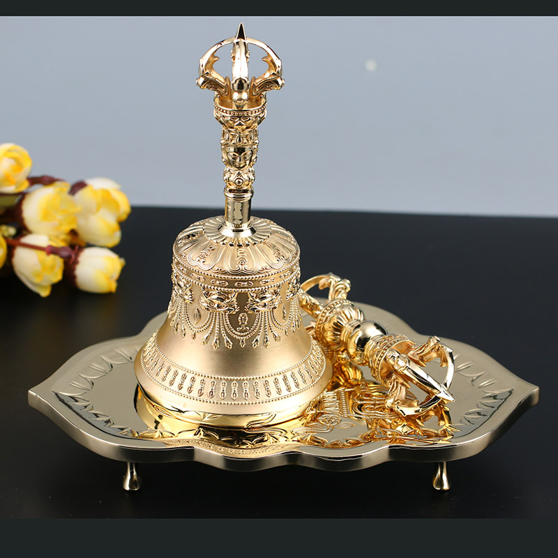 銅製 法器 手揺鈴 五股金剛密鈴 金剛杵銅鈴 装飾品 工芸品 置物 銅製 法器 手揺鈴 五股金剛密鈴 金剛杵銅鈴 装飾