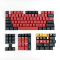 Red samurai PBT pentafacial hot sublimation keycap mechanical keyboard with personality key reengrab GMK Original plant height small set