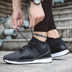 新款权志龙同款y-3山本耀司黑武士忍者y3男鞋袜子跑步休闲运动鞋