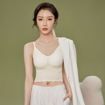 High Bomb free steel ring latex chest cushion glossy finish No marks for pure black white Summer Nets Harness Vest