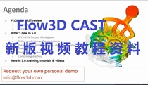 Flow3d cast Flow-3d cast new video tutorial materials