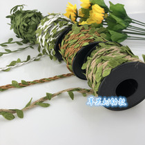 Green forest kindergarten rattan hemp rope leaf rope handmade diy decoration bag pipe material 10 meters
