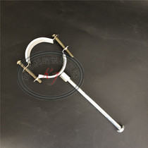 Large glass pipe clamp pipe clamp 304 stainless steel ring clamp bracket fittings with nut iron rod