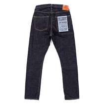 FULLCOUNT 1110XX cone pants 13 7oz nissan primary color jeans mid-waist straight slim-fit trousers tide