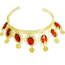 Clothes Belly dance jewelry Belly dance necklace Belly dance earrings Neck chain Earrings two-piece set