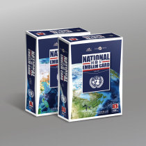 Multi-LeChile flashcards national emblem card children early to teach right brain potential to develop 204 ASEM African world countries