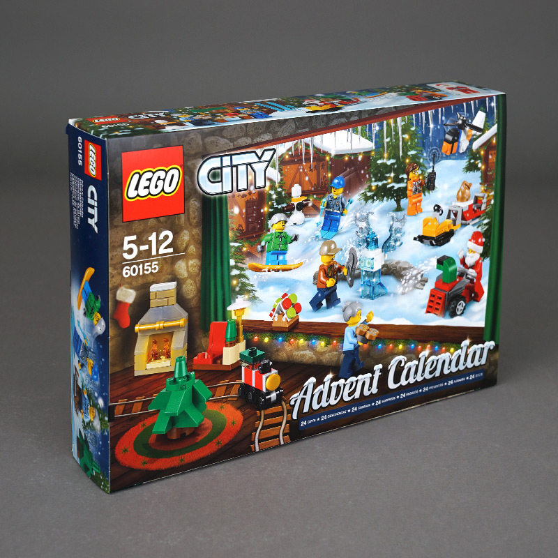 lego 乐高积木 city 城市系列 60155圣诞节倒数日历儿童玩具礼物_7折