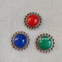 Handmade jewelry DIY material material material national jewelry accessories Mongolian headwear earrings accessories sunflower