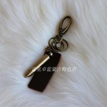 Retro personality keychain leather key chain creative weapon bullet bomb grenade axe car New