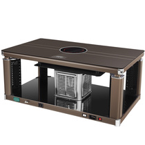 Lifting fire coffee table Electric heating table Heating table Home heater Stove coffee table Rectangular gas Natural gas