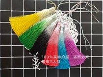 Unenvy hand-made 12cm tassel gradient tassel anti-wrinkle ice silk tassel pendant accessories grid recommendation